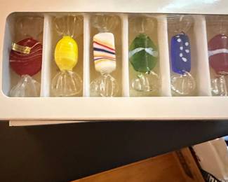 Empire Collection Blown Glass Candy Ornaments