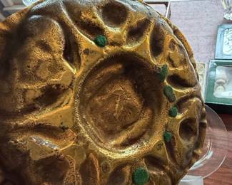 Portugal Coat of Arms Brass Ashtray second image