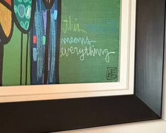 Le Bo This Means Everything Framed Art Print second image