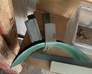 Green Metal Arch Garden Trellis
