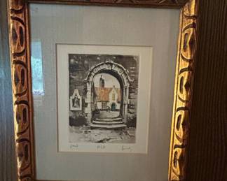 Paul Geissler Architectural Etching