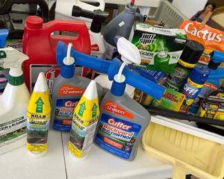 Mystery Lot of Outdoor Chemicals