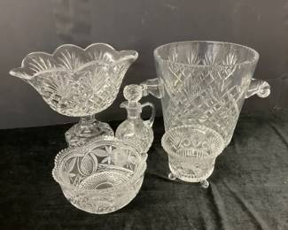Vintage Leaded Crystal, Cut Glass  Cut Crystal