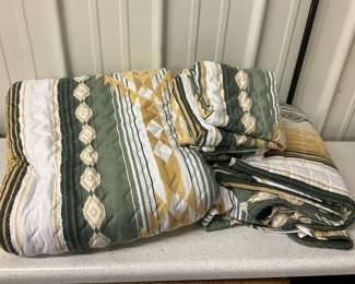 King Comforter with Two Shams  Two Matching Chair Covers