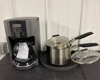 Mr Coffee Coffee Pot  Calphalon Pans