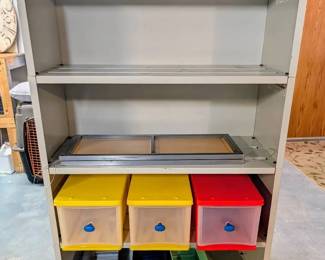 Metal Shelf  Storage Containers  Shelf
