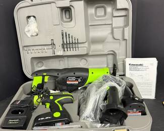 Kawasaki 19.2V Battery Tool Set