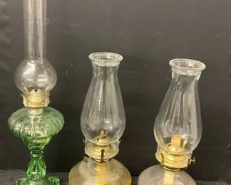 Three Oil Lamps