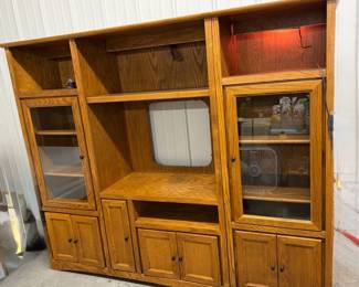 Wooden Entertainment Center