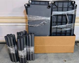 Two Plastic Storage Units