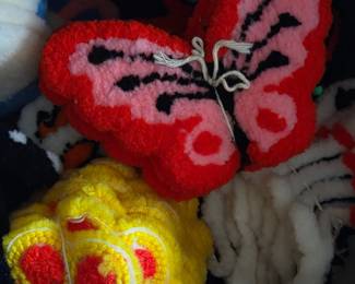 80’s Deadstock yarn appliqués - rare find