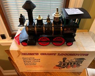 #79 Decanter's Jim Beam 1872 Grant Locomotive Decanter - sealed w/box $ 50.00