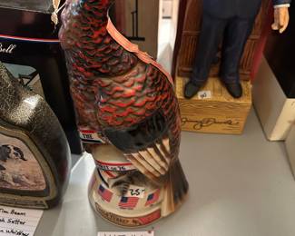 #91 Decanter's Wild Turkey "Spirit of 76" Decanter unsealed $ 25.00