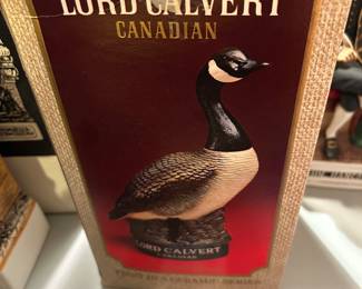 #86 Decanter's Lord Calvert Canadian Goose Decanter sealed w/box $ 35.00