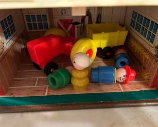 #164 Misc. - Mstr Fisher Price Play Family Farm w/people and vehicle $ 30.00