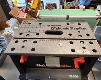 #119 Garage Black and Decker Workmate ShopBox $ 40.00