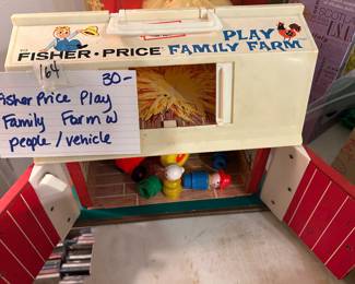 #164 Misc. - Mstr Fisher Price Play Family Farm w/people and vehicle $ 30.00