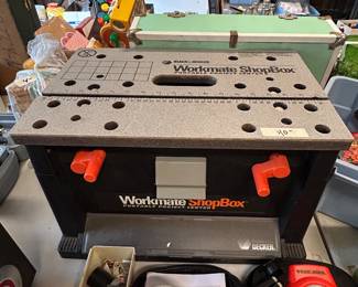 #119 Garage Black and Decker Workmate ShopBox $ 40.00