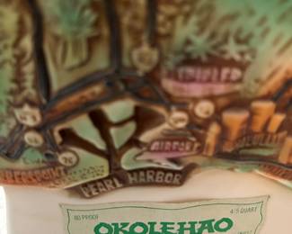 #202 MISC KIT Okolehao Oahu Produceda dn bottled by Hawaiian Distillers Honolulu Hawaii sealed $ 30.00