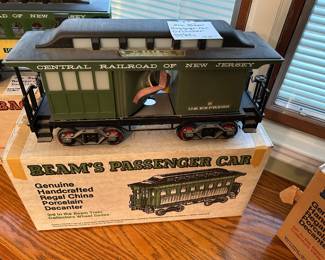 #77 Decanter's Jin Beam Baggage Car Decanter sealed w/box $ 55.00