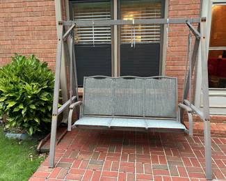 #20 Outside Aluminum Swing 76Long x 36 Deep by 72 tall $ 125.00