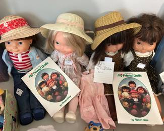 #191 Misc. - Mstr My Friends Dolls by Fisher Price - Lot of 4 Dolls $ 75.00