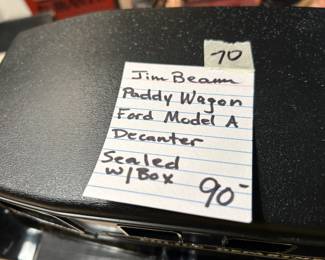 #70 Decanter's Jim Beam Paddy Wagon Ford Model A Decanter - sealed w/box $ 90.00