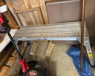 #109 Garage Werner Aluminum Scaffold Bench - 21" Tall $ 75.00