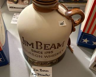 #82 Decanter's Jim Beam Jug Decanter sealed $ 40.00