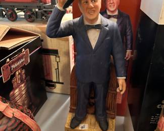 #90 Decanter's Jimmy Durante Whiskey Decanter Sealed w/box $ 50.00