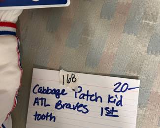 #168 Misc. - Mstr Cabbage Patch Kid Atlanta Braves - 1st Tooth $ 20.00
