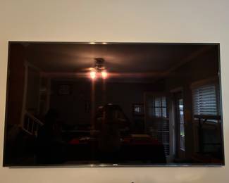#58 TV - Den Samsung UHTV 4K with Manuals and Remotes - Hanging so you uninstall - 76" $ 300.00