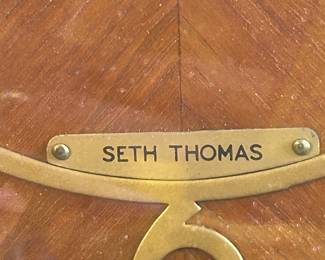 #115 Garage Seth Thomas Electric Mantle Clock $ 75.00