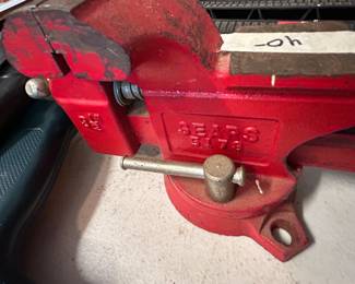 #123 Garage Sears Bench Vise 3-1/2 $ 40.00