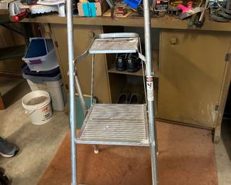 #106 Garage Werner 2 Step Ladder w/Painters Tray $ 35.00