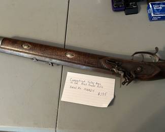 #171 misc. connecticut villey arms 45 Cal black powder riffle serial no 0068214 $ 135.00