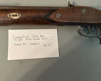 #171 misc. connecticut villey arms 45 Cal black powder riffle serial no 0068214 $ 135.00
