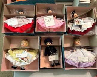 #192 Misc. - Mstr Set of 6 "Little Women" 1960s Madame Alexander Dolls - Sold as a group $ 125.00