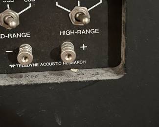 #47 Misc. - DR AR12C11934 = Acoustic Speakers - teledyne Accoustic Research pair of speakers $ 175.00