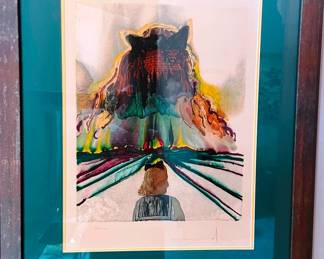Original art!  Signed Salvador Dali!