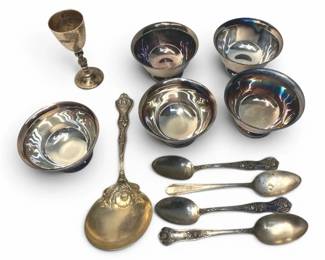 SilverPlated Bowls, Spoons, More