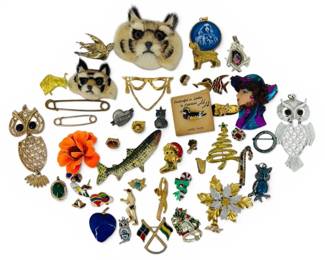 Owl Pendants, Brooches More