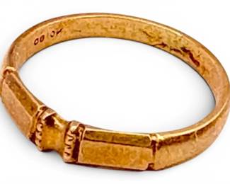 10k Gold Baby Ring 0.79g