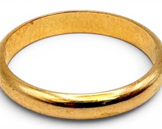 14k Gold Wedding Band, Size 9 3.40g