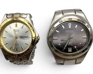 Mens Fossil Citizen Watches