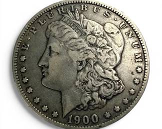 1900O Morgan Silver Dollar Coin 26.4g