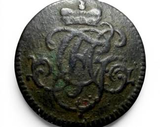 1750 German States 1 Prfnning Coin