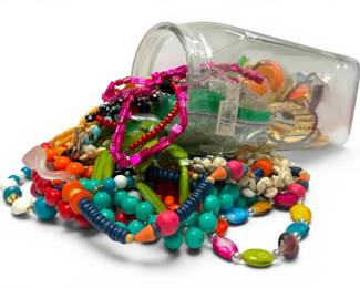 Colorful Beaded Necklaces, Bracelets, More