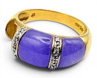 14k Gold Ring w Missing Stone Size 9 4.93g