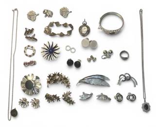 SilverToned Costume Jewelry Sarah Coventry, Coro, More